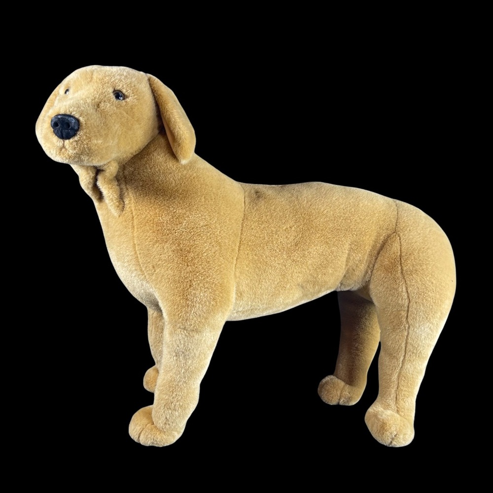 Vintage Melissa and Doug Jumbo Lifelike Lab Plush Stuffed dog